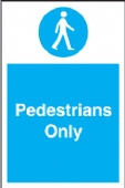 pedestrians only  