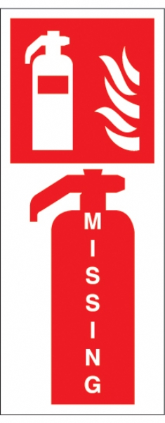 Fire Extinguisher missing  