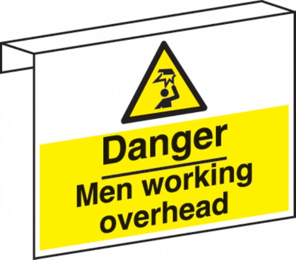 danger men working overhead