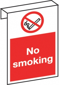 hook sign no smoking 