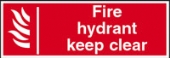 fire hydrant keep clear 