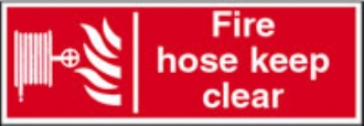 fire hose keep clear 