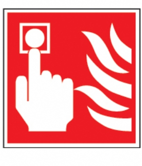 fire alarm call point symbol 