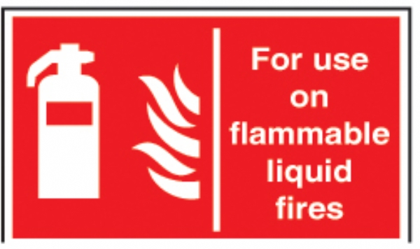 for use on flammable liquid 
