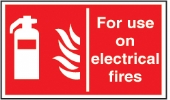 for use on electrical fires 