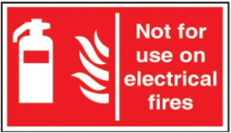 not for use on electtical fires