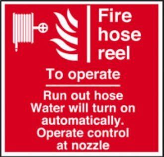 fire hose reel - to operate…