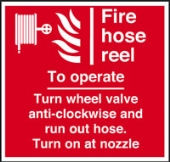 fire hose to operate  