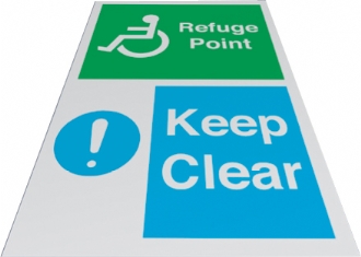 refuge point - keep clear 