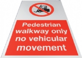 pedestrian walkway only.... 