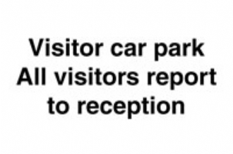 Visitor Car park.. report to reception 