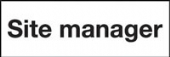 site manager site manager