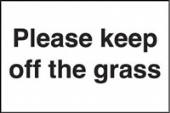 please keep off the grass 