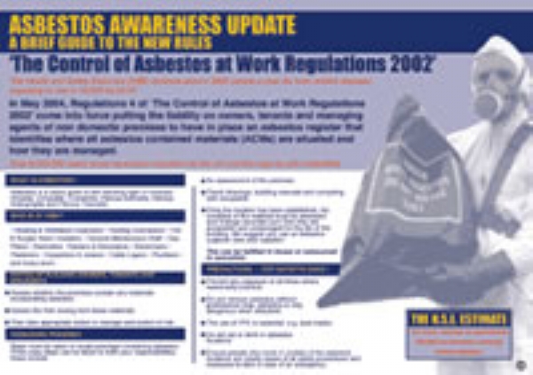 asbestos awareness poster 