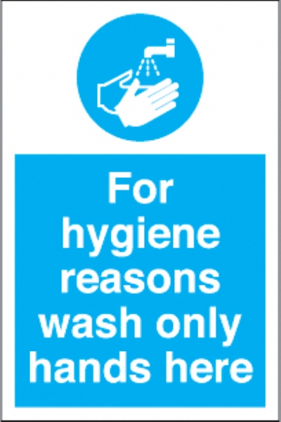 for hygiene reasons wash only 
