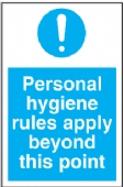 personal hygiene rules apply 
