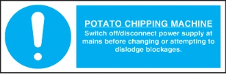 potato chipping machine 