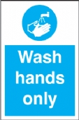 wash hands only  