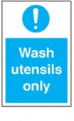 wash utensils only 