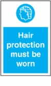 hair protection must be worn