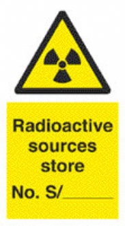 radioactive sources - store 