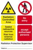 rad. control. area - sealed radioactive sources  