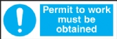 permit to work must be obtained 