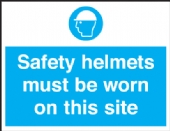 safety helmets worn on this site 