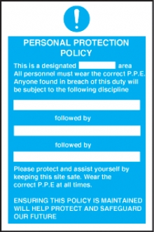 personal protection policy 