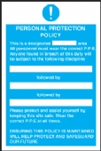 personal protection policy 