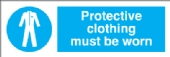 protective clothing must be worn 