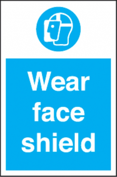 wear face shield 