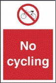 no cycling 