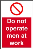 do not operate men at work  