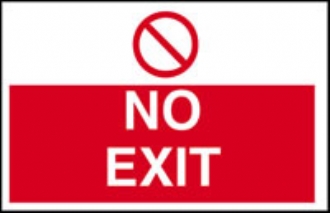 no exit 