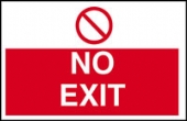 no exit 