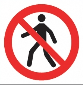 no admittance symbol 