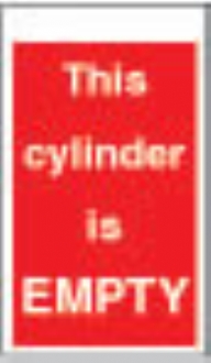 This cylinder is empty