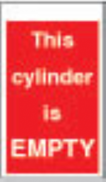 This cylinder is empty