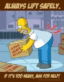Simpsons always lift safely