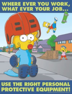 simpsons use the right ppe