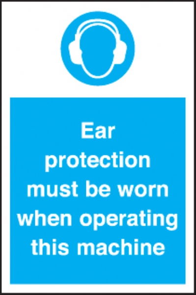 ear protection must be worn when..
