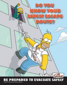 Simpson safest escape route