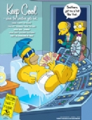 Simpsons keep cool