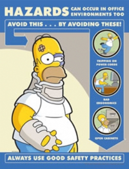 Simpsons hazards in office environment