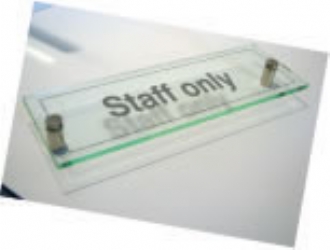 clearview - staff only 6mm  