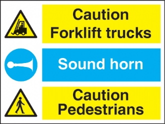 caution fork lift sound horn