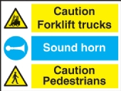 caution fork lift sound horn