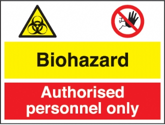 biohazard - authorised personnel only 