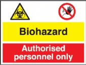 biohazard - authorised personnel only 